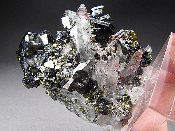 Tetrahedrite, Quartz, Sphalerite, Casapalca, Peru  