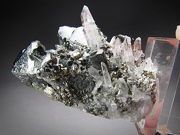 Tetrahedrite, Quartz, Sphalerite, Casapalca, Peru  