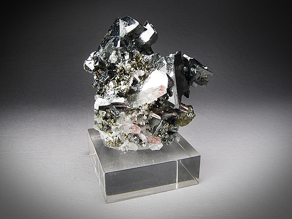 Tetrahedrite, Quartz, Sphalerite, Casapalca, Peru  