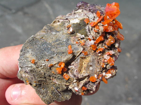 Wulfenite, Red Cloud Mine, Arizona  