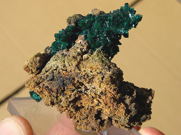 Dioptase, Sanda Mine, Congo  